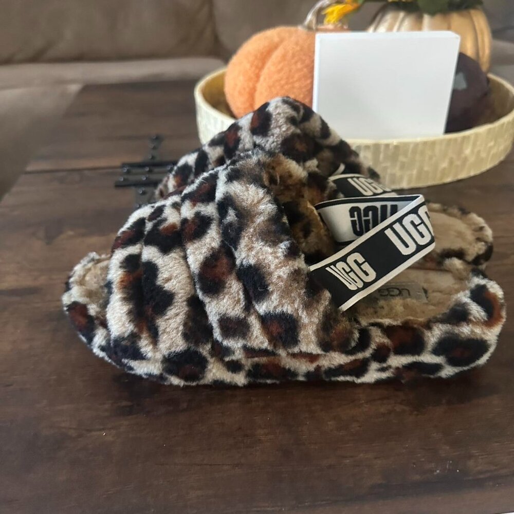 Cheetah print UGG slippers #cozy